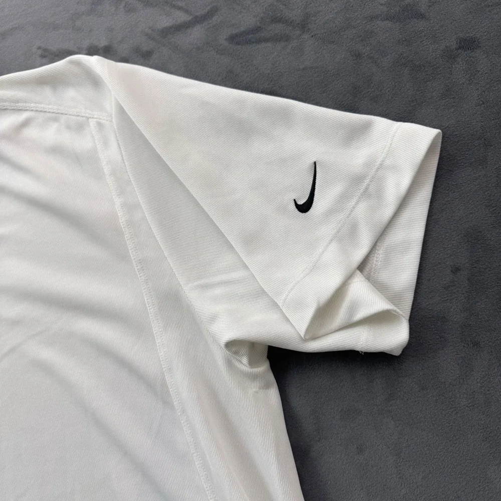Nike Golf Mens XL White Dri-FIT Polo Shirt Joshua T Harris Memorial Golf Classic